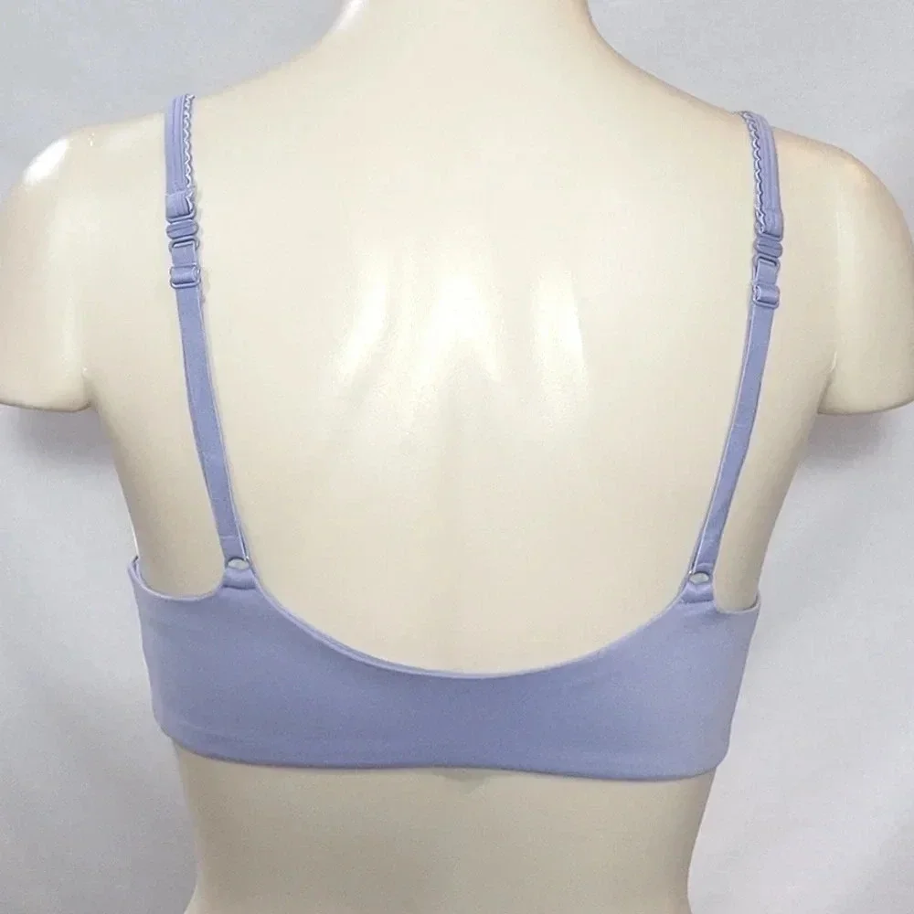 SMALL Gilligan OMalley Lightly Lined‎ WireFree Lounge Bra Misty Blue NWT - Picture 3 of 5
